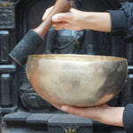 White Tara Engraved Singing Bowl  -Sacred Sound Healing 