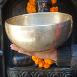 Mahakala Engraved Singing Bowl - Sound Healing Bowl