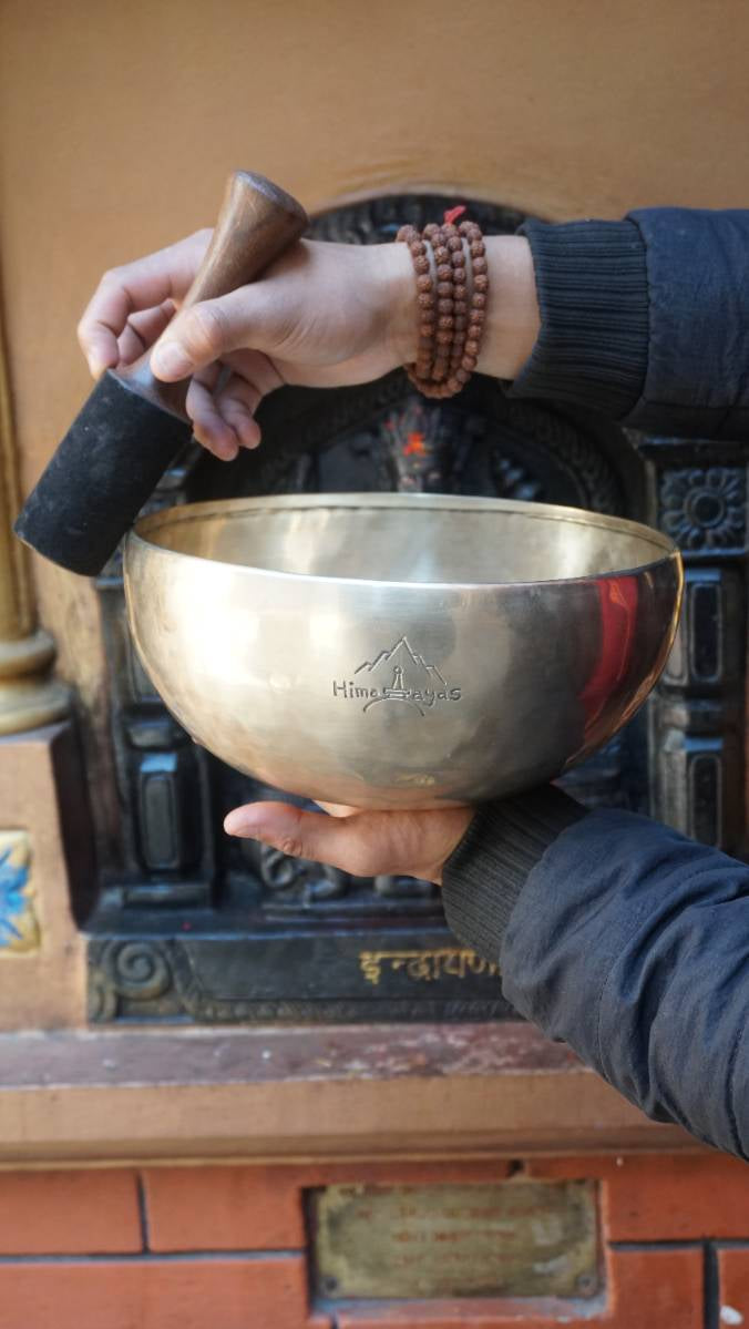 Mahakala Engraved Singing Bowl - Sound Healing Bowl