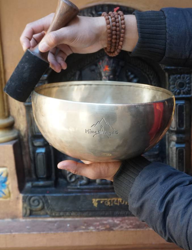 Mahakala Engraved Singing Bowl - Sound Healing Bowl