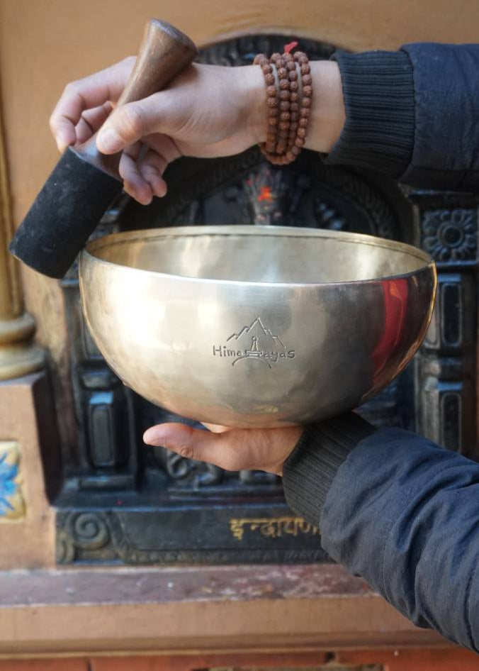 Mahakala Engraved Singing Bowl - Sound Healing Bowl