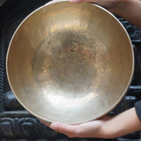 Zambala Engraved Singing Bowl for Sound Healing.