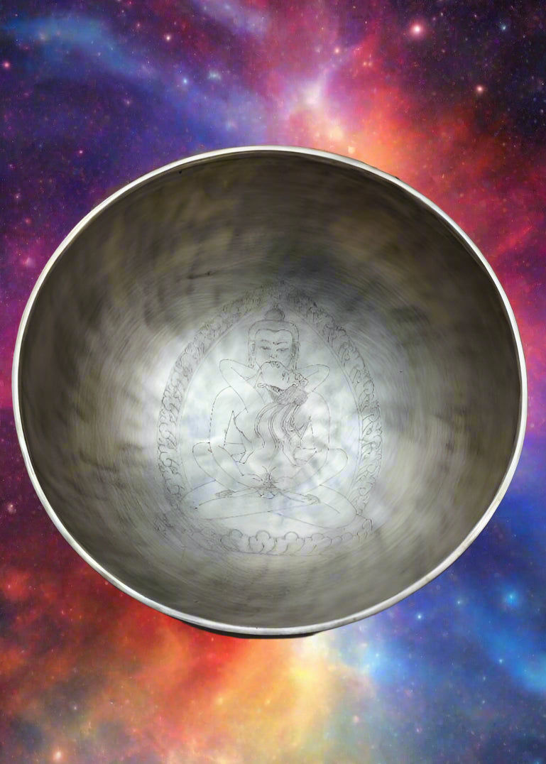 Buddha Shakti Singing Bowl - Engraved Meditation Bowl