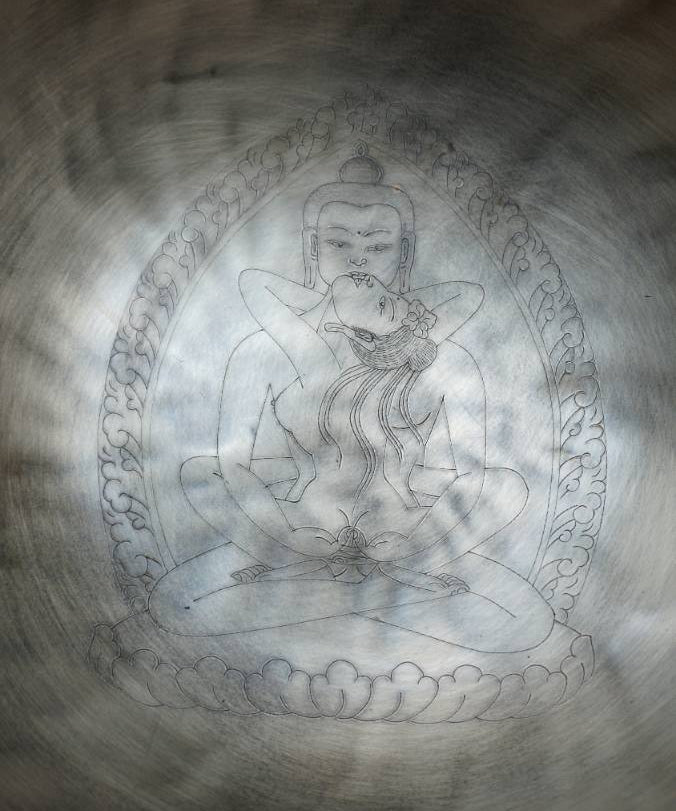 Buddha Shakti Singing Bowl - Engraved Meditation Bowl