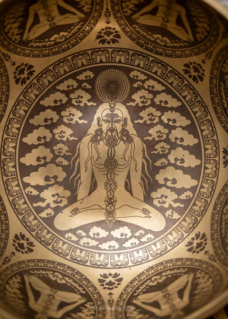 Yogi Chakra Singing Bowl - Tibetan Handcrafted Bowl