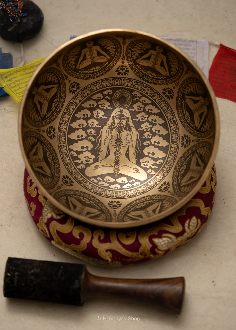 Yogi Chakra Singing Bowl - Tibetan Handcrafted Bowl