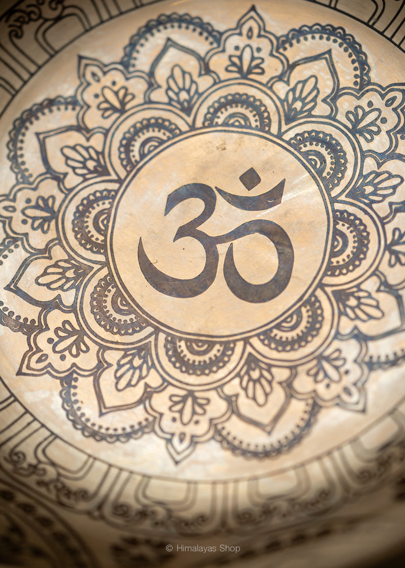 Om Mandala Singing bowl for Sound Healing