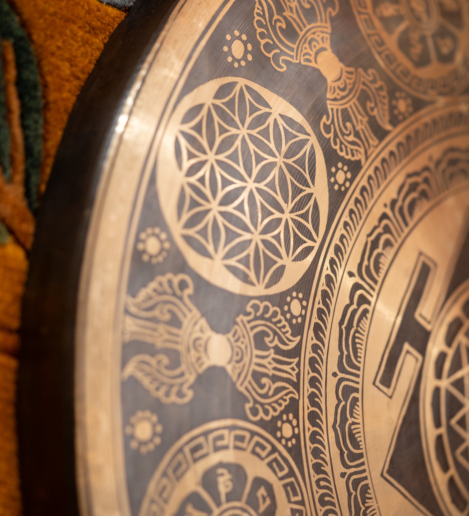 Shree Yantra Mandala Gong for Meditation and Sound Healing.