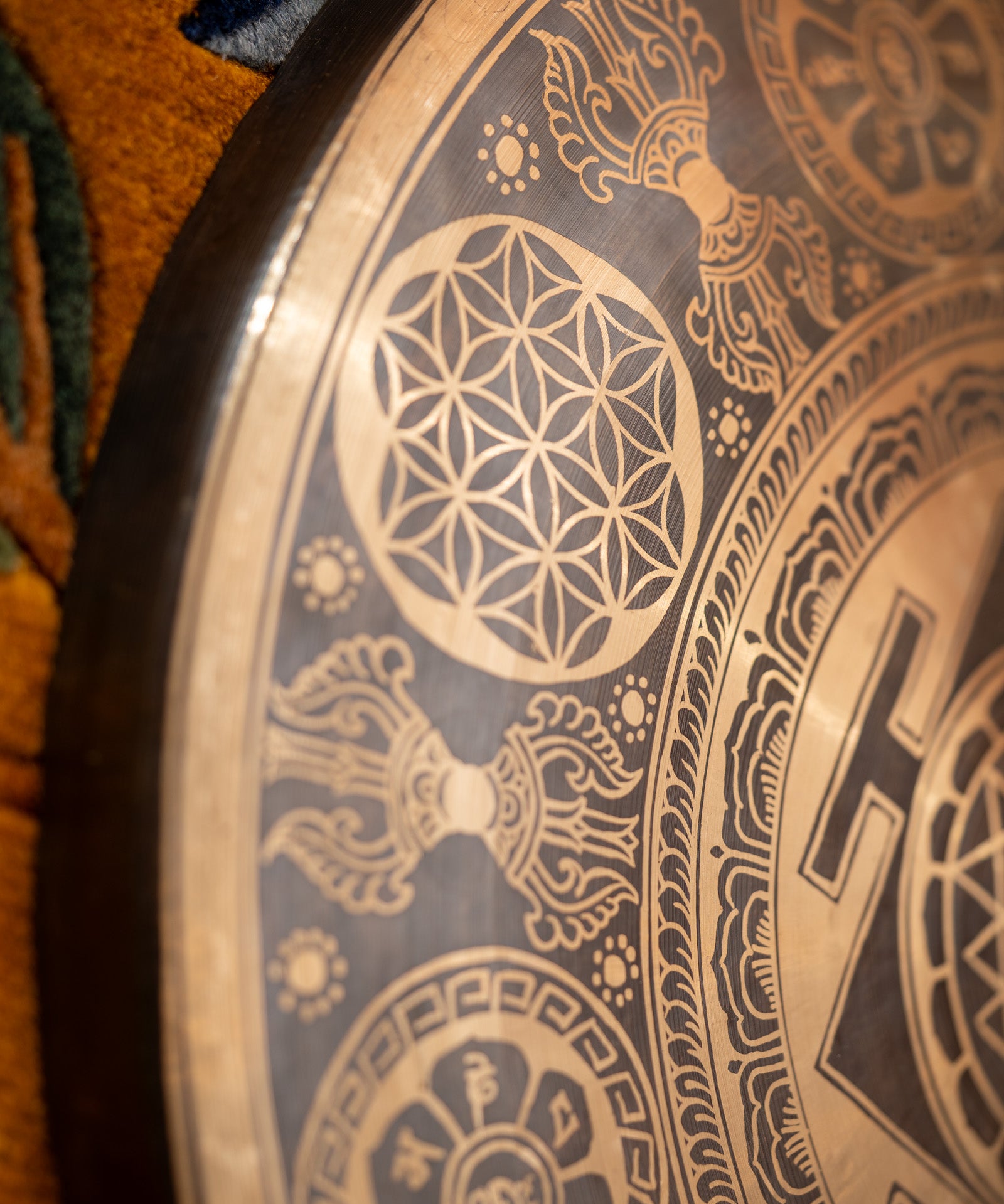 Shree Yantra Mandala Gong for Meditation and Sound Healing.