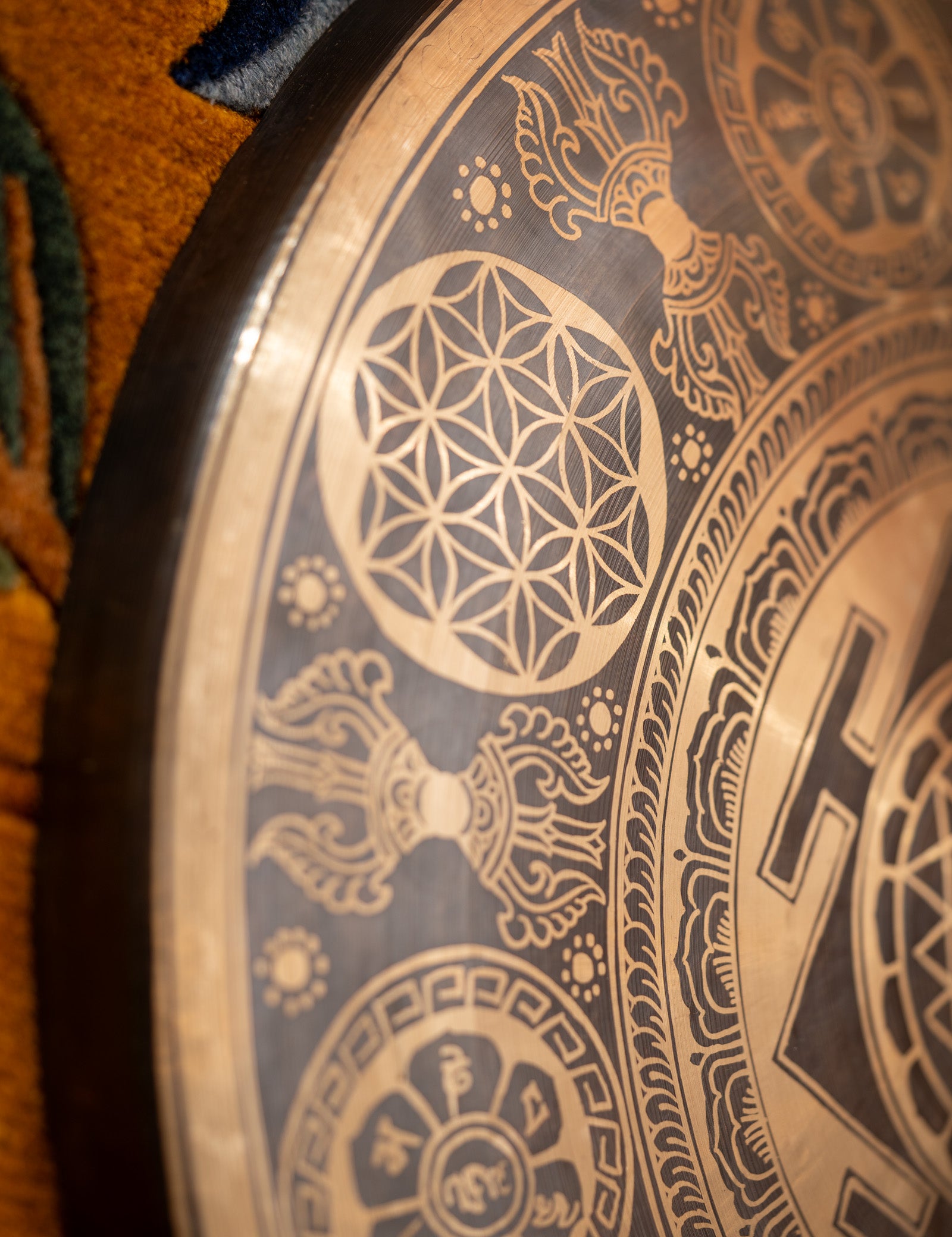 Shri Yantra Gong for sound healing.