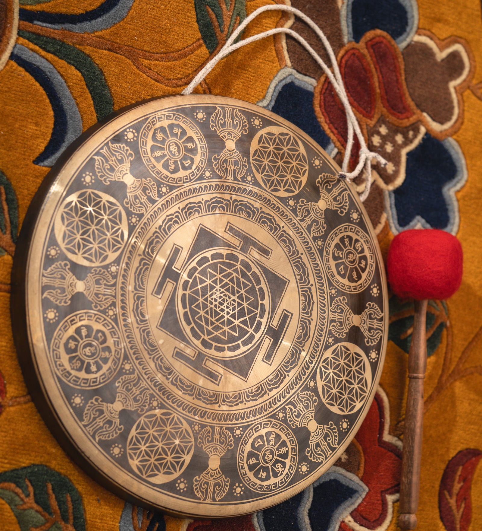  Shree Yantra Mandala Gong for Meditation and Sound Healing.