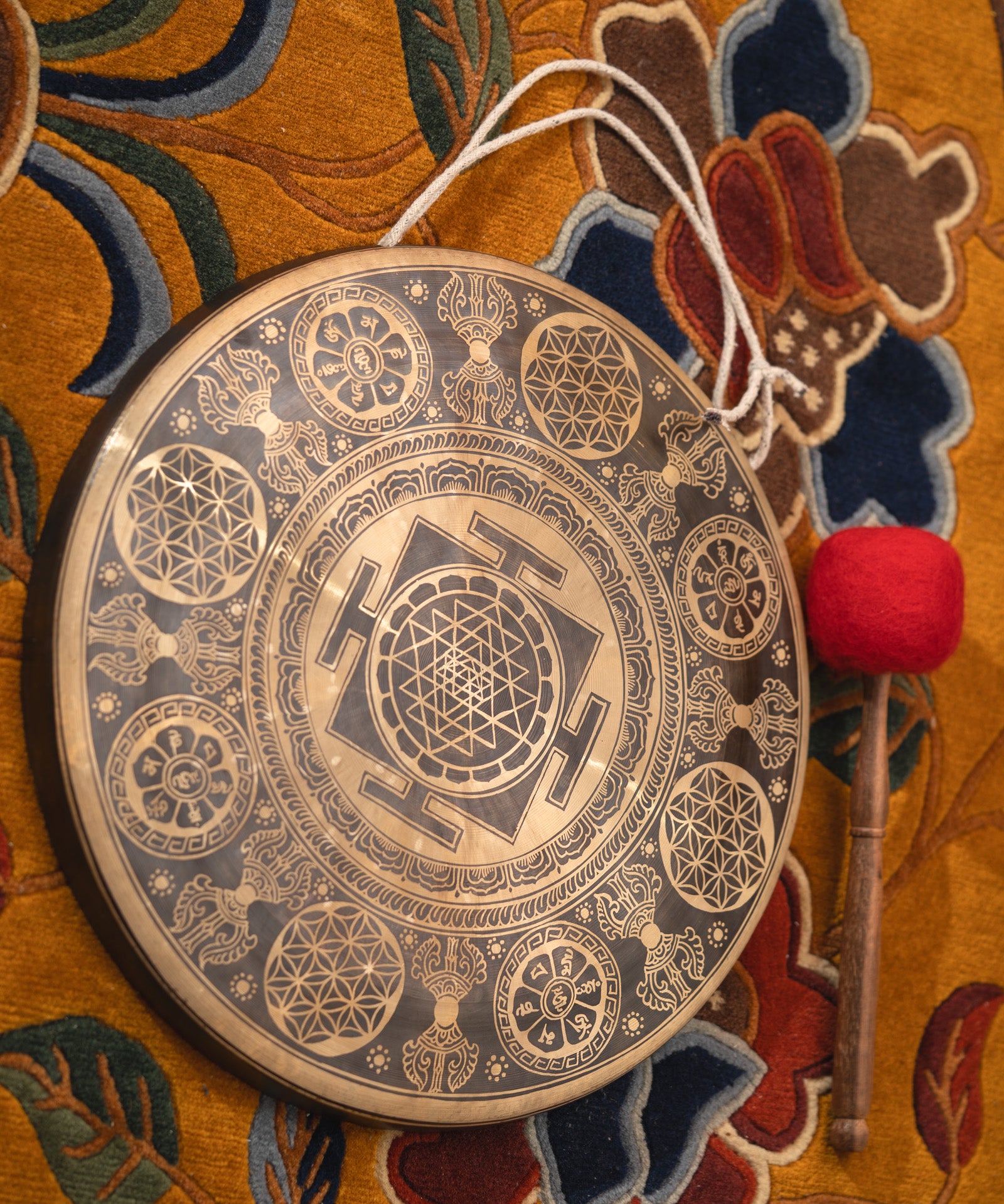  Shree Yantra Mandala Gong for Meditation and Sound Healing.