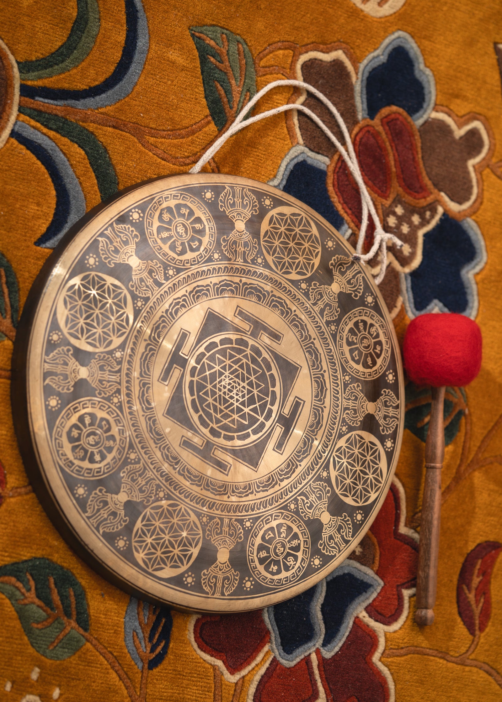  Shree Yantra Mandala Gong for Meditation and Sound Healing.