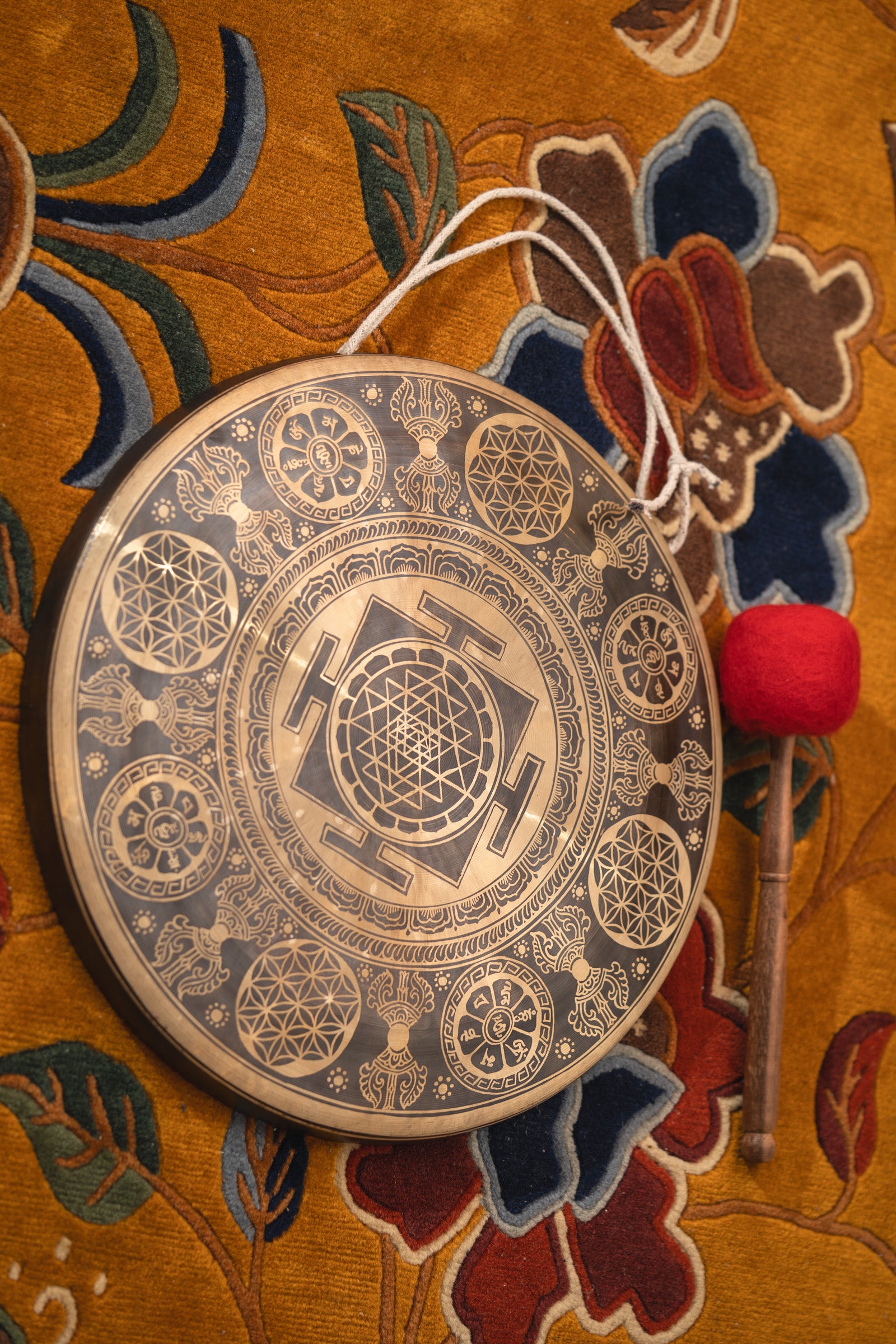  Shree Yantra Mandala Gong for Meditation and Sound Healing.