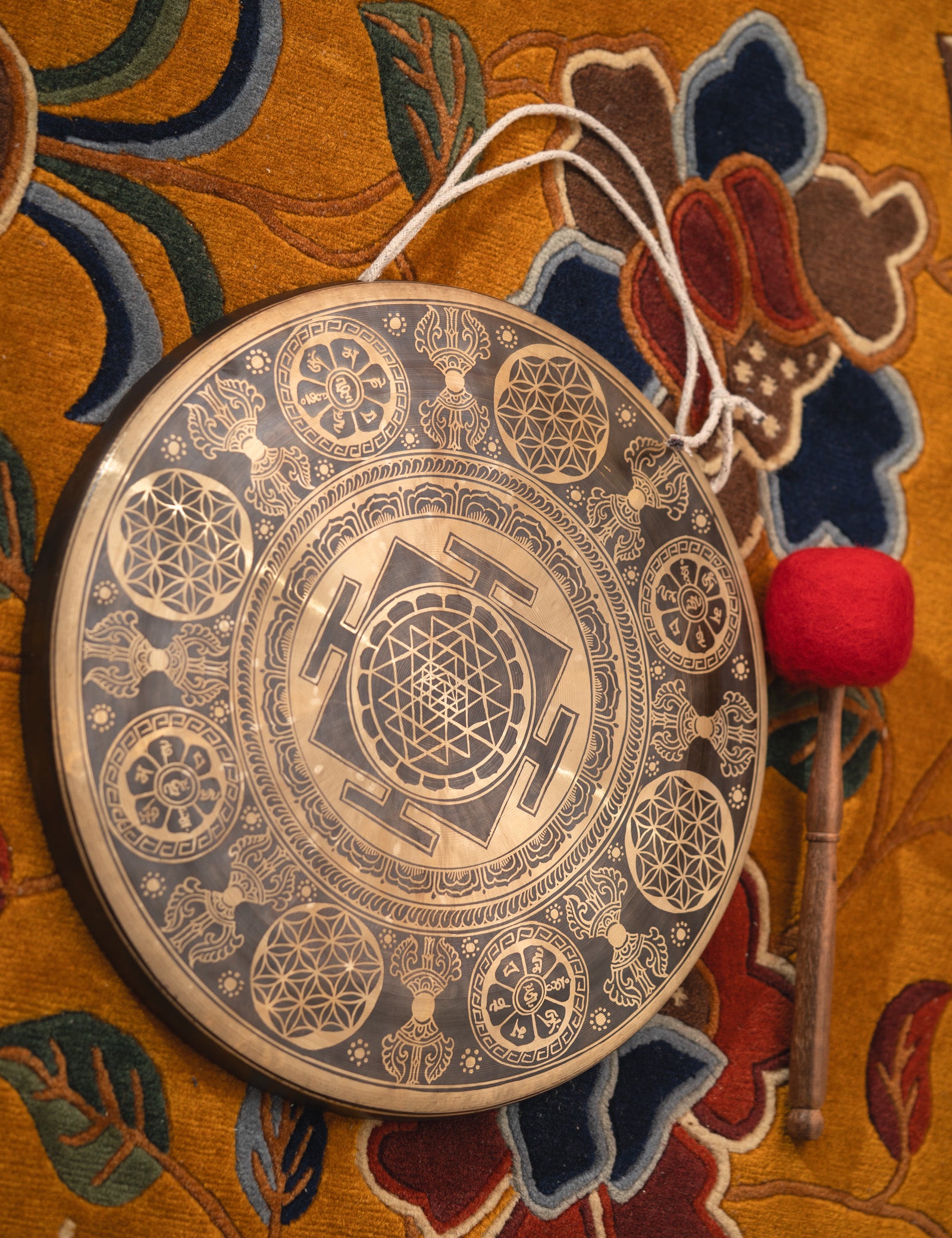 Shri Yantra Gong for sound healing.