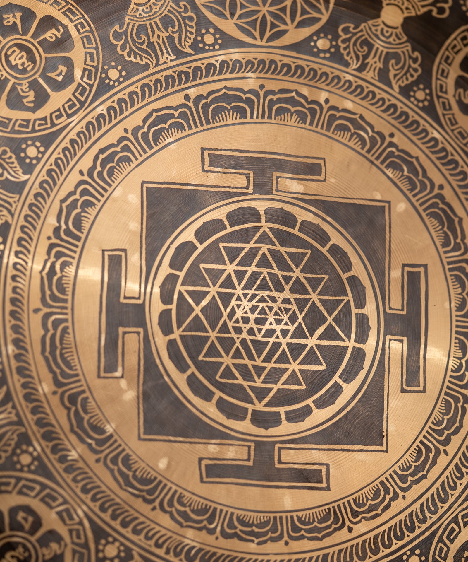  Shree Yantra Mandala Gong for Meditation and Sound Healing.