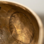 Green Tara Carved Singing Bowl - Meditation Bowl