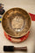 Green Tara Carved Singing Bowl - Meditation Bowl