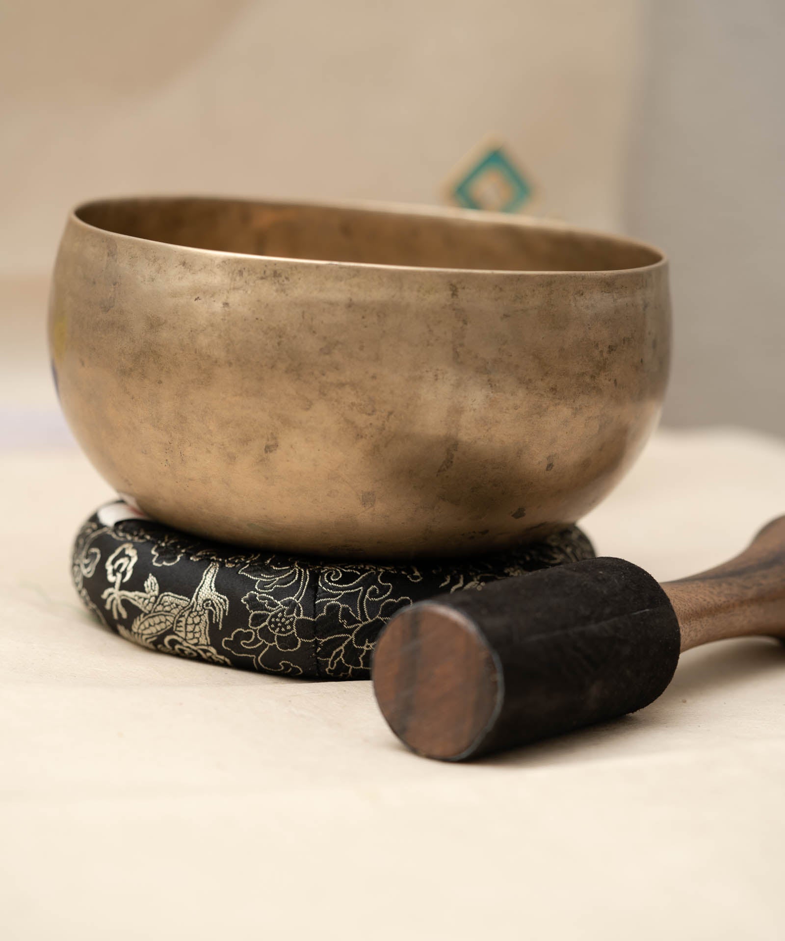Kopre Singing Bowl (Lower F3 & Higher B4) - Handcrafted Bowl