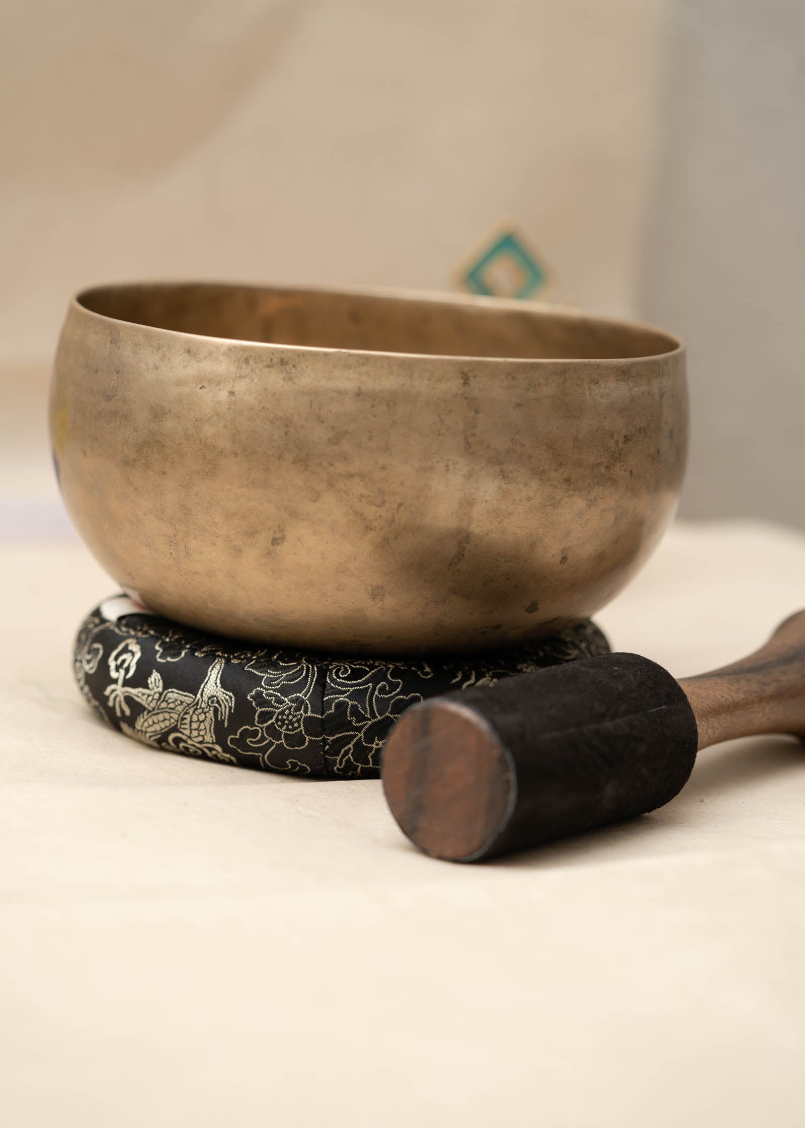 Kopre Singing Bowl (Lower F3 & Higher B4) - Handcrafted Bowl