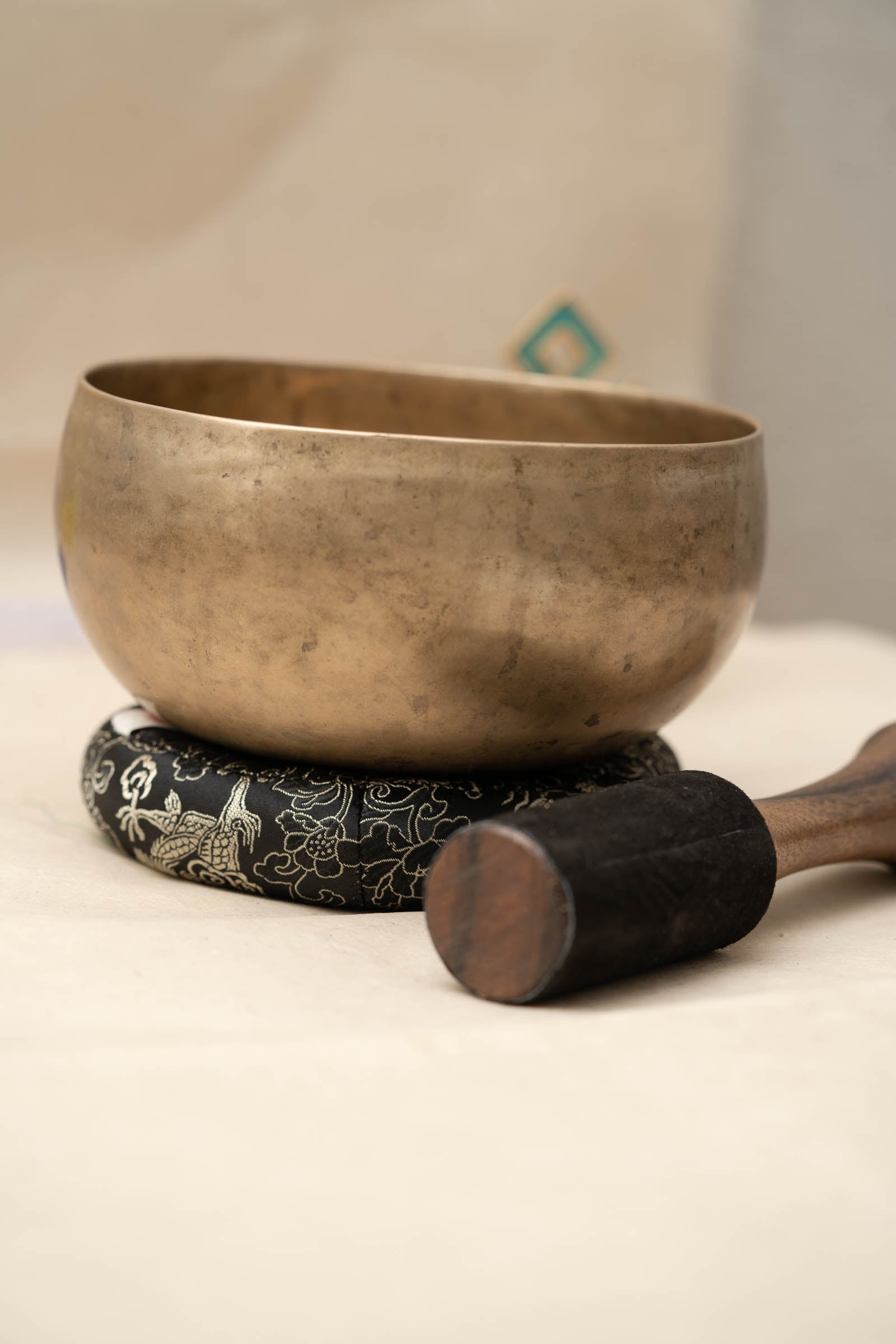 Kopre Singing Bowl (Lower F3 & Higher B4) - Handcrafted Bowl