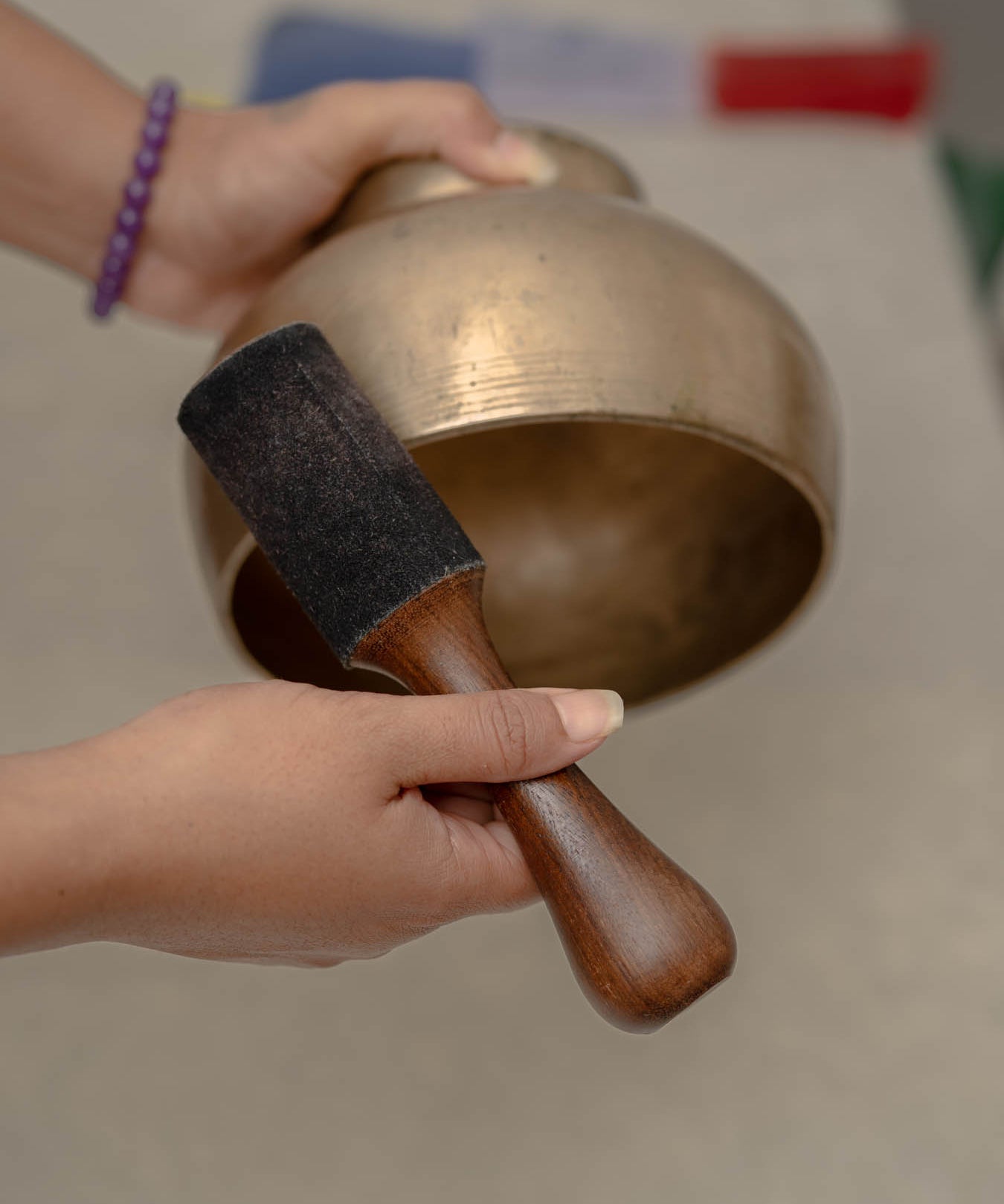 Naga singing bowl for meditation and sound healing