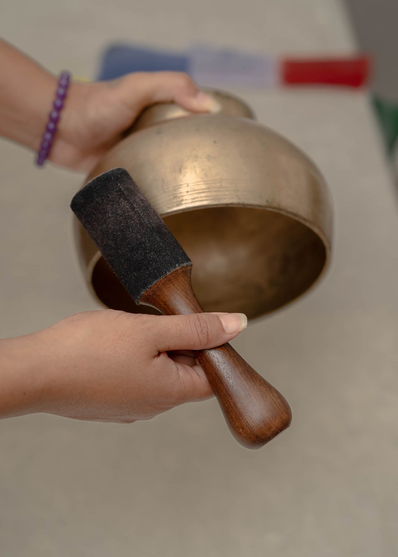 Naga singing bowl for meditation and sound healing