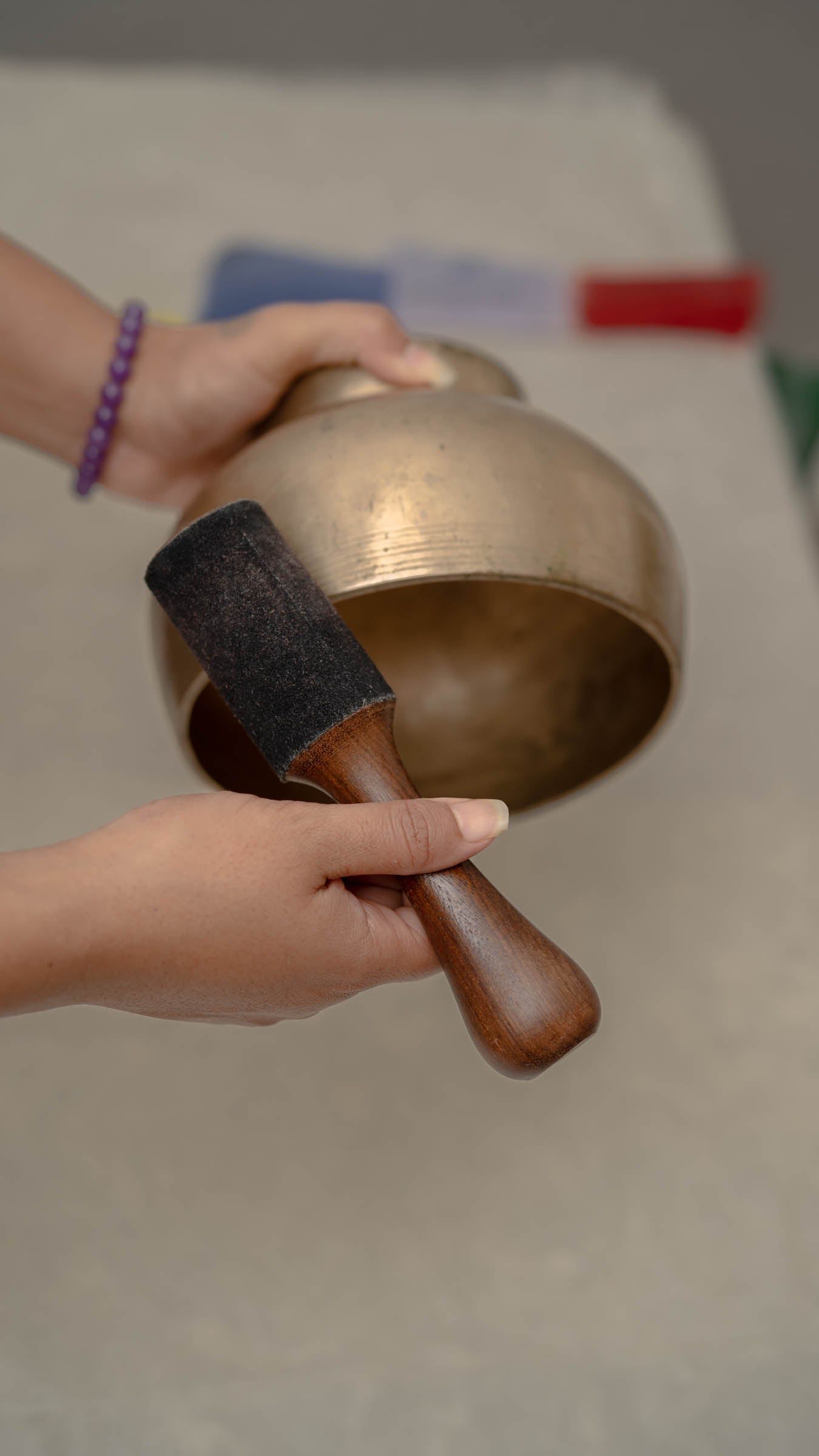 Naga singing bowl for meditation and sound healing