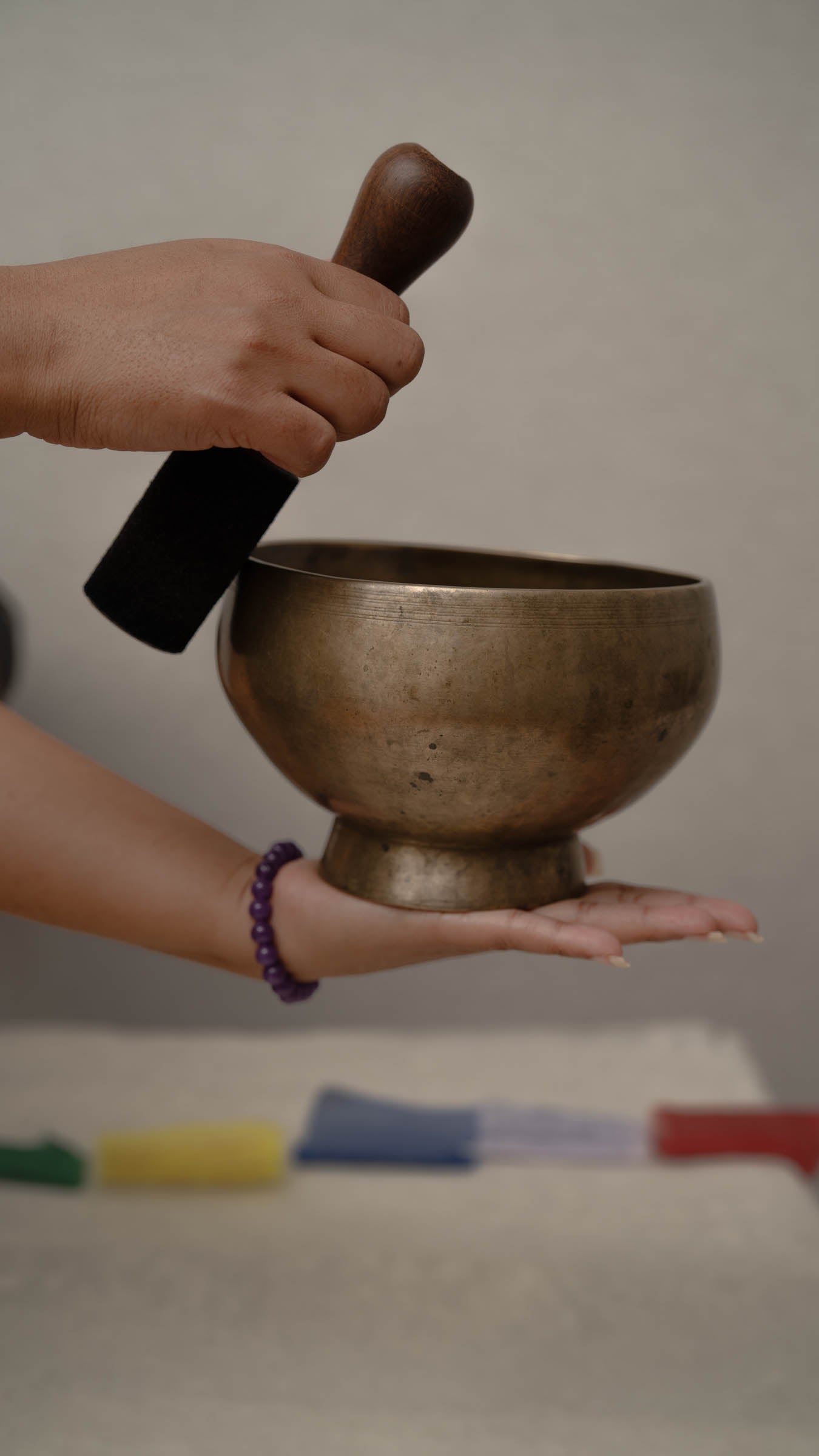 Naga singing bowl handcrafted in Nepal