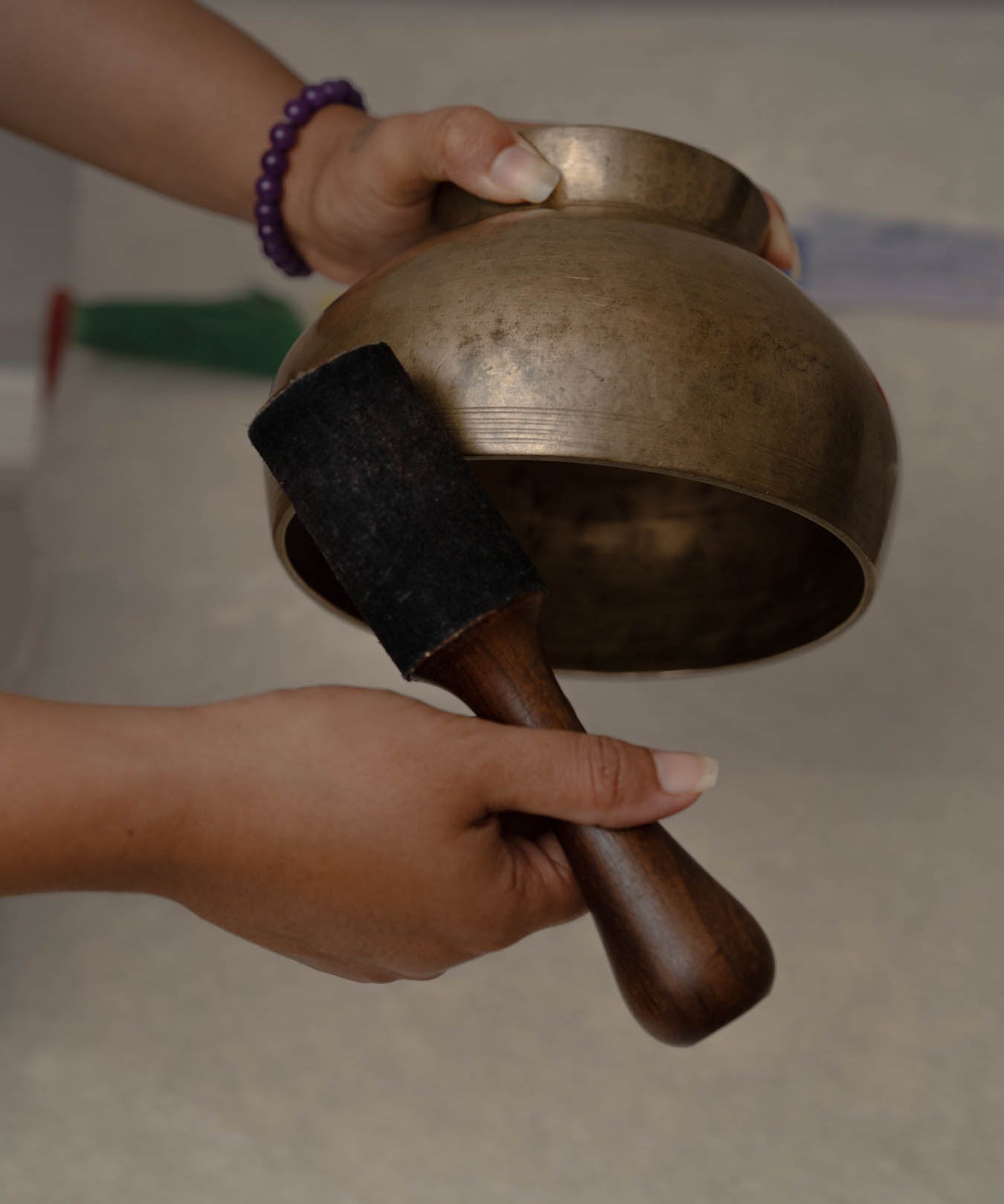 Naga singing bowl handcrafted in Nepal