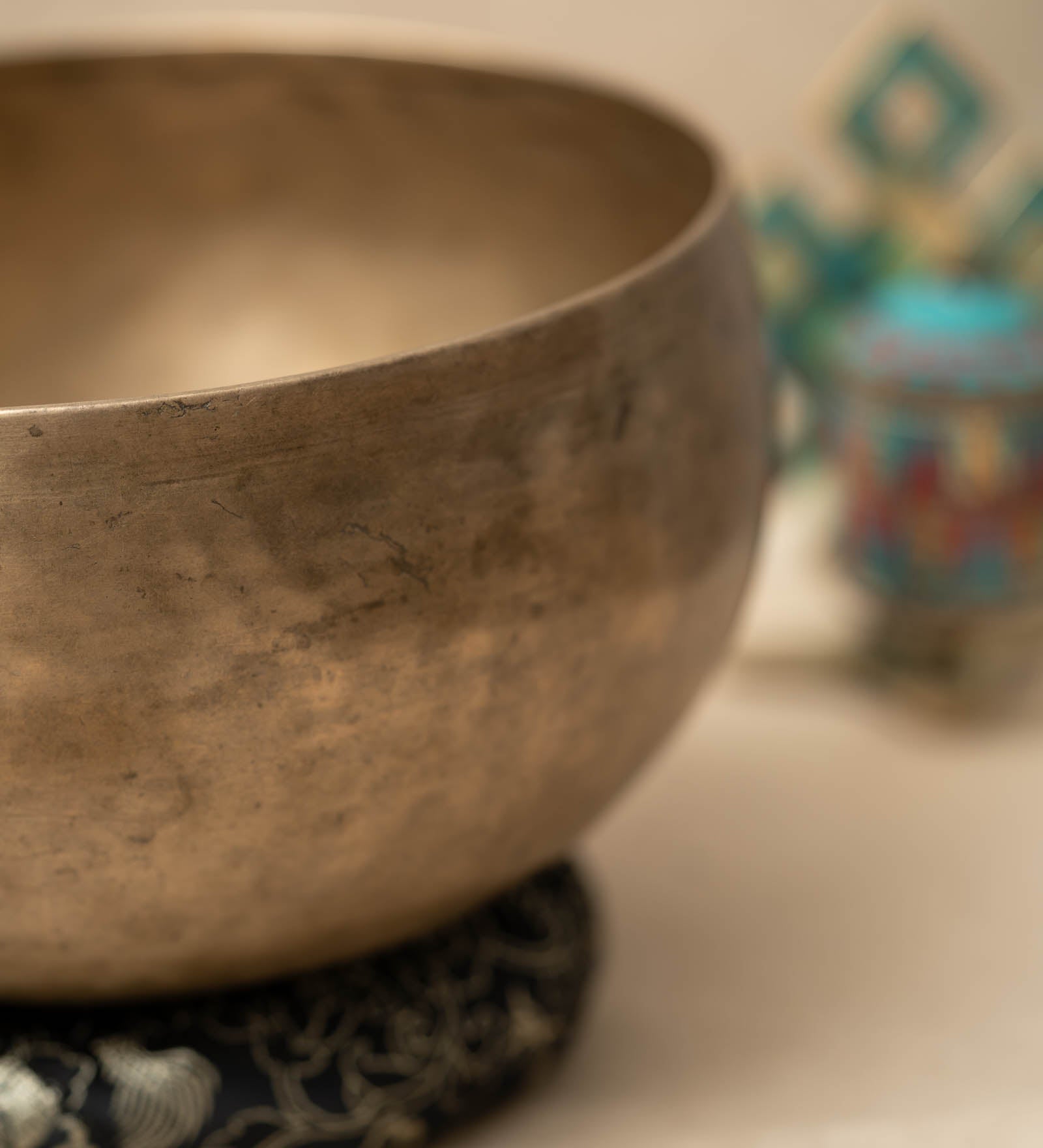 Kopre Singing Bowl (Lower B2 & Higher  F4#) - Tibetan Bowl