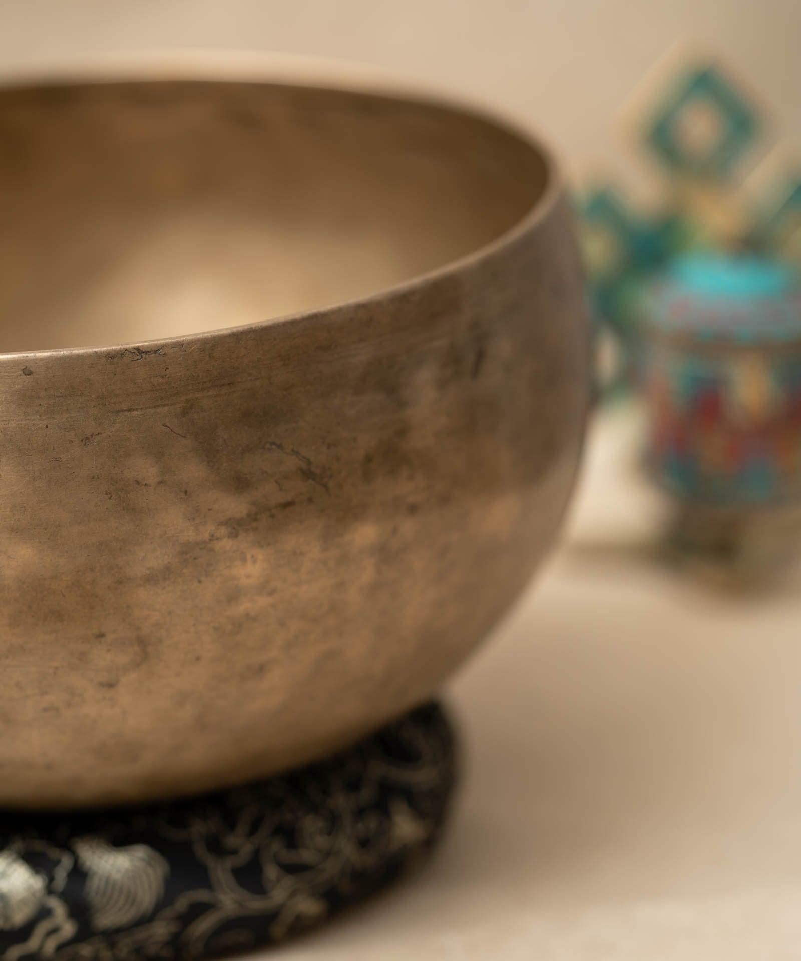Kopre Singing Bowl (Lower B2 & Higher  F4#) - Tibetan Bowl