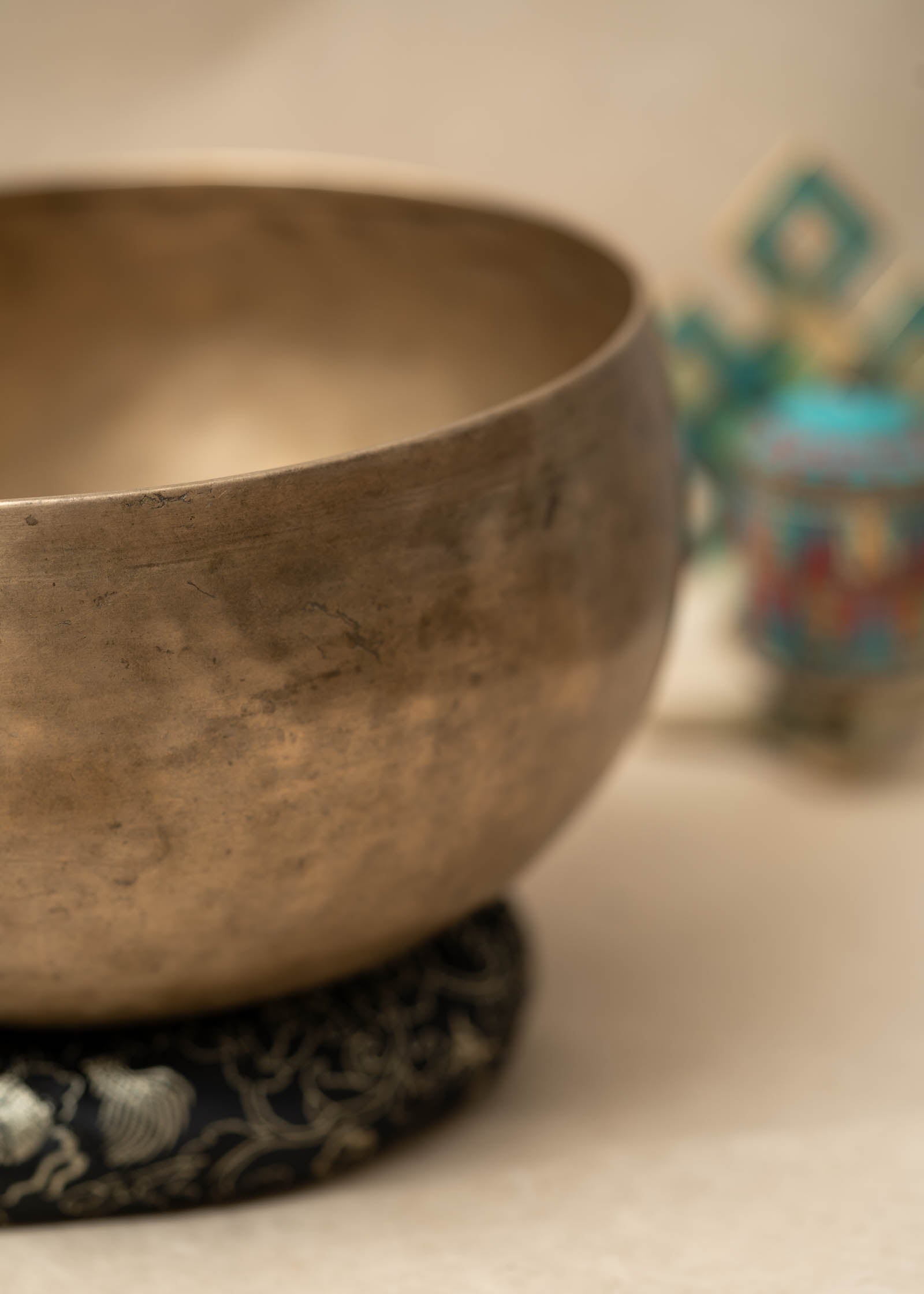 Kopre Singing Bowl (Lower B2 & Higher  F4#) - Tibetan Bowl