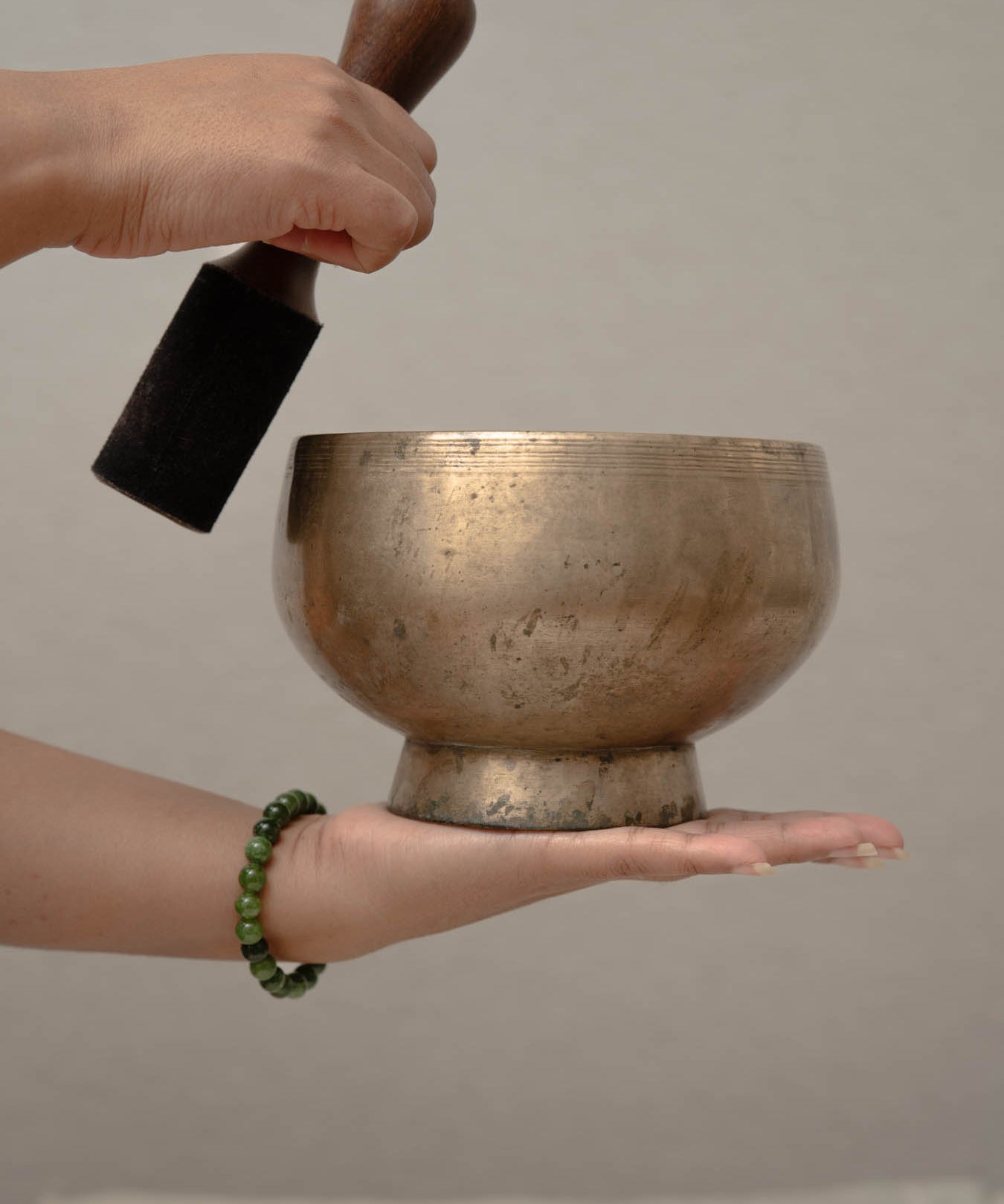 Naga singing bowl handcrafted in Nepal