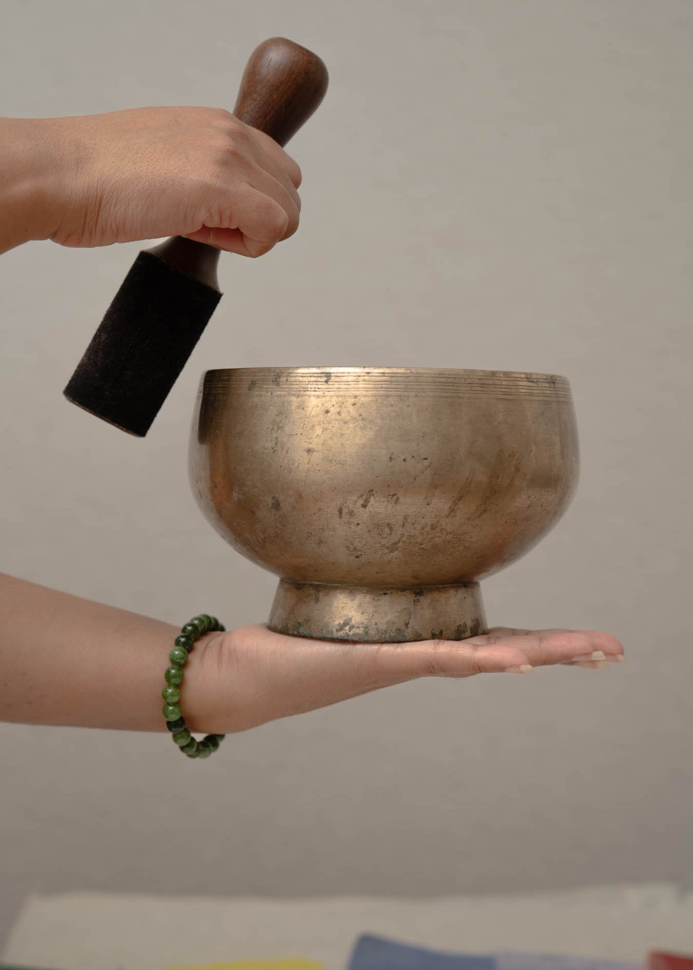 Naga singing bowl handcrafted in Nepal
