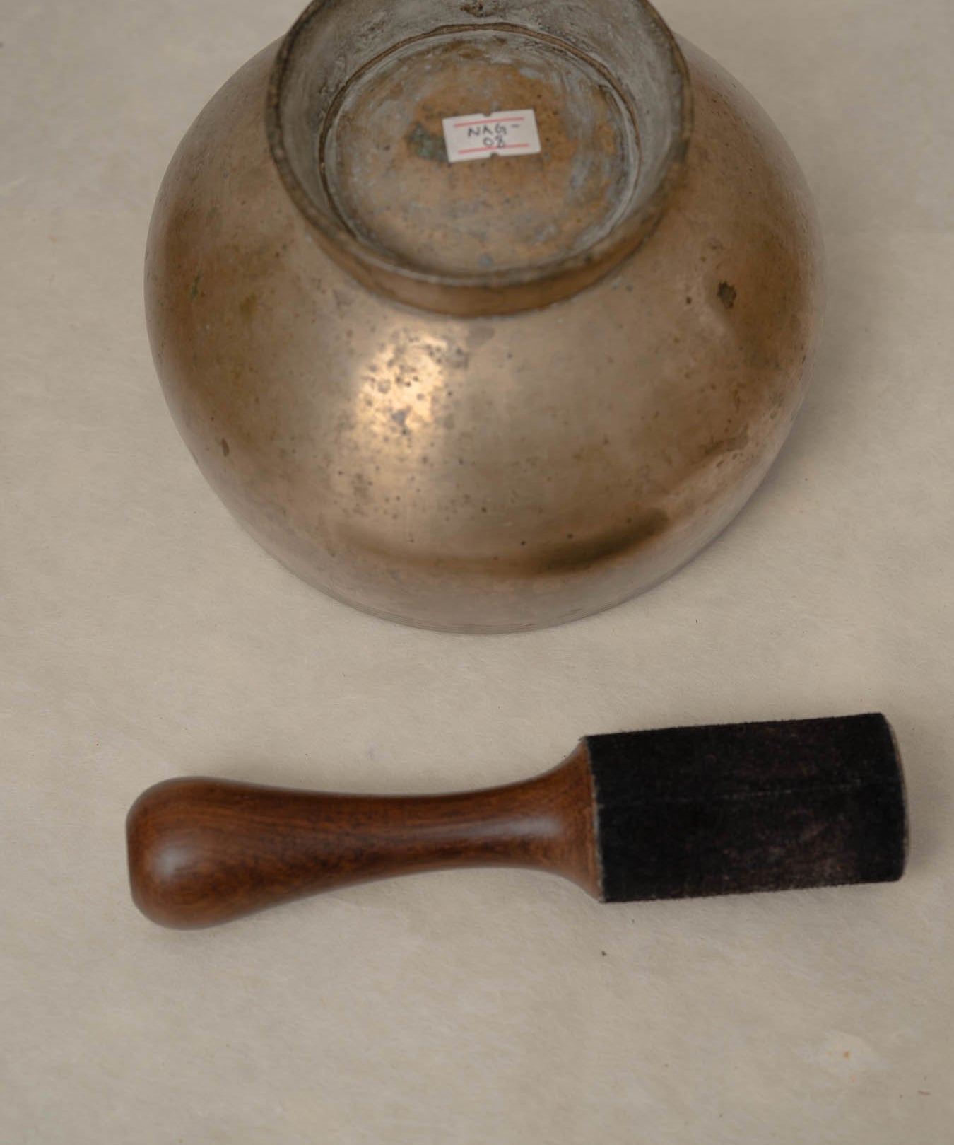 Naga singing bowl handcrafted in Nepal
