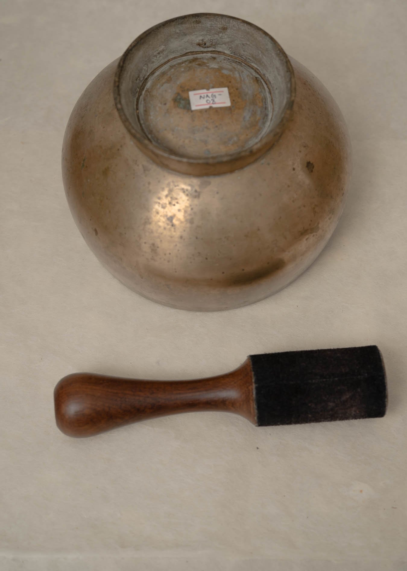 Naga singing bowl handcrafted in Nepal