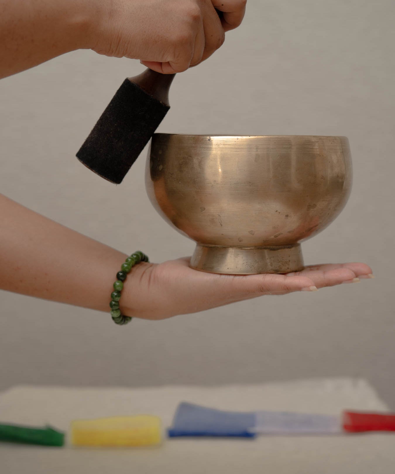 Naga singing bowl handcrafted in Nepal