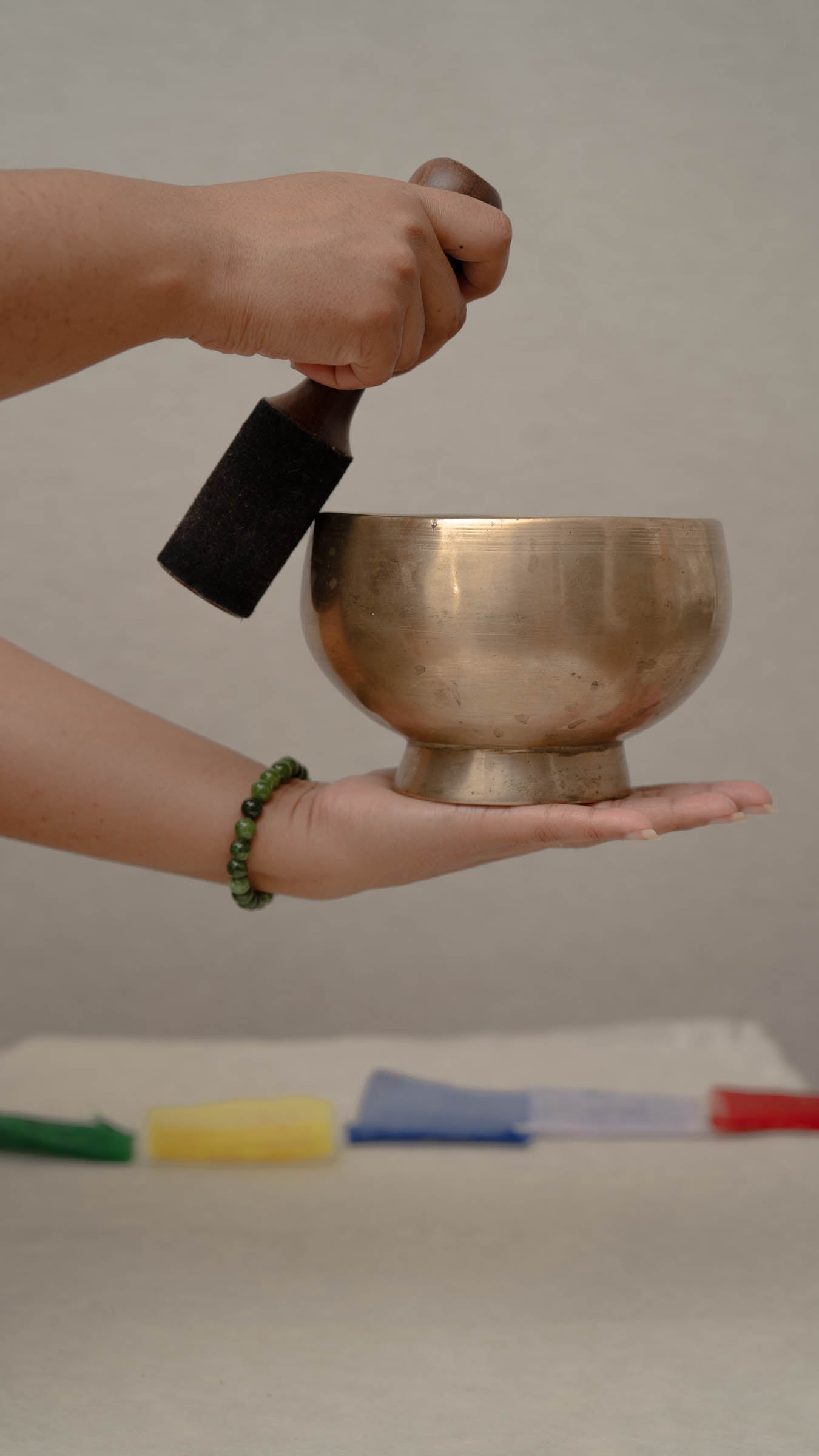 Naga singing bowl handcrafted in Nepal