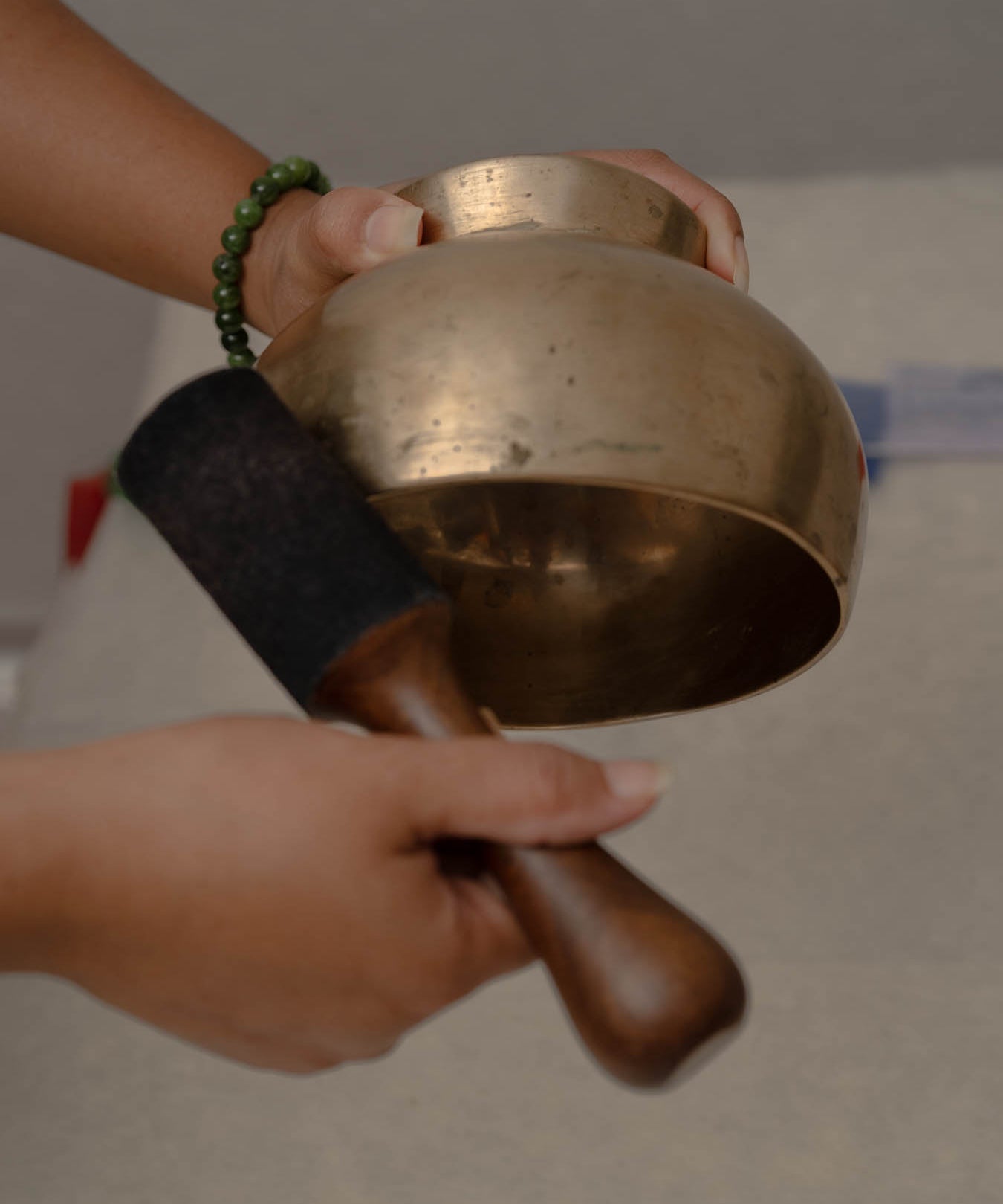 Naga singing bowl handcrafted in Nepal
