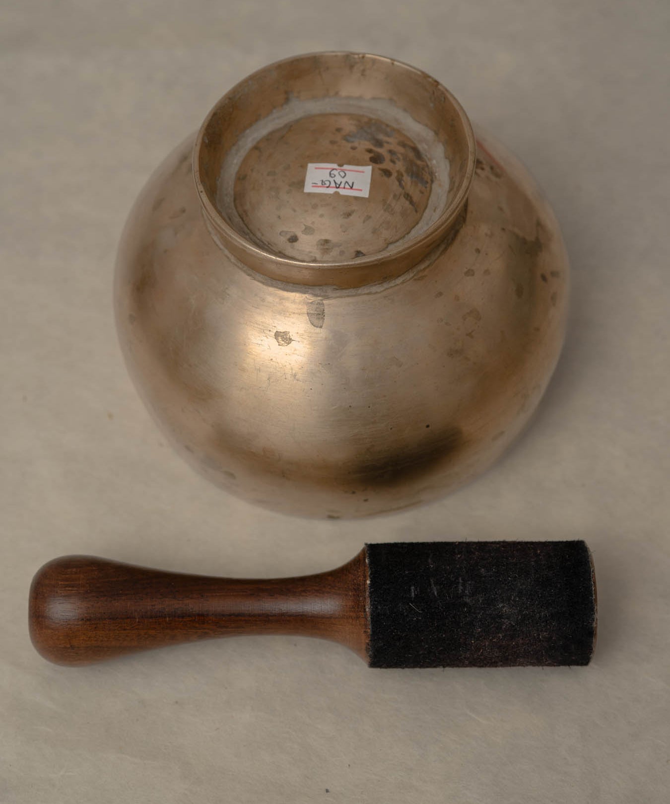 Naga singing bowl handcrafted in Nepal