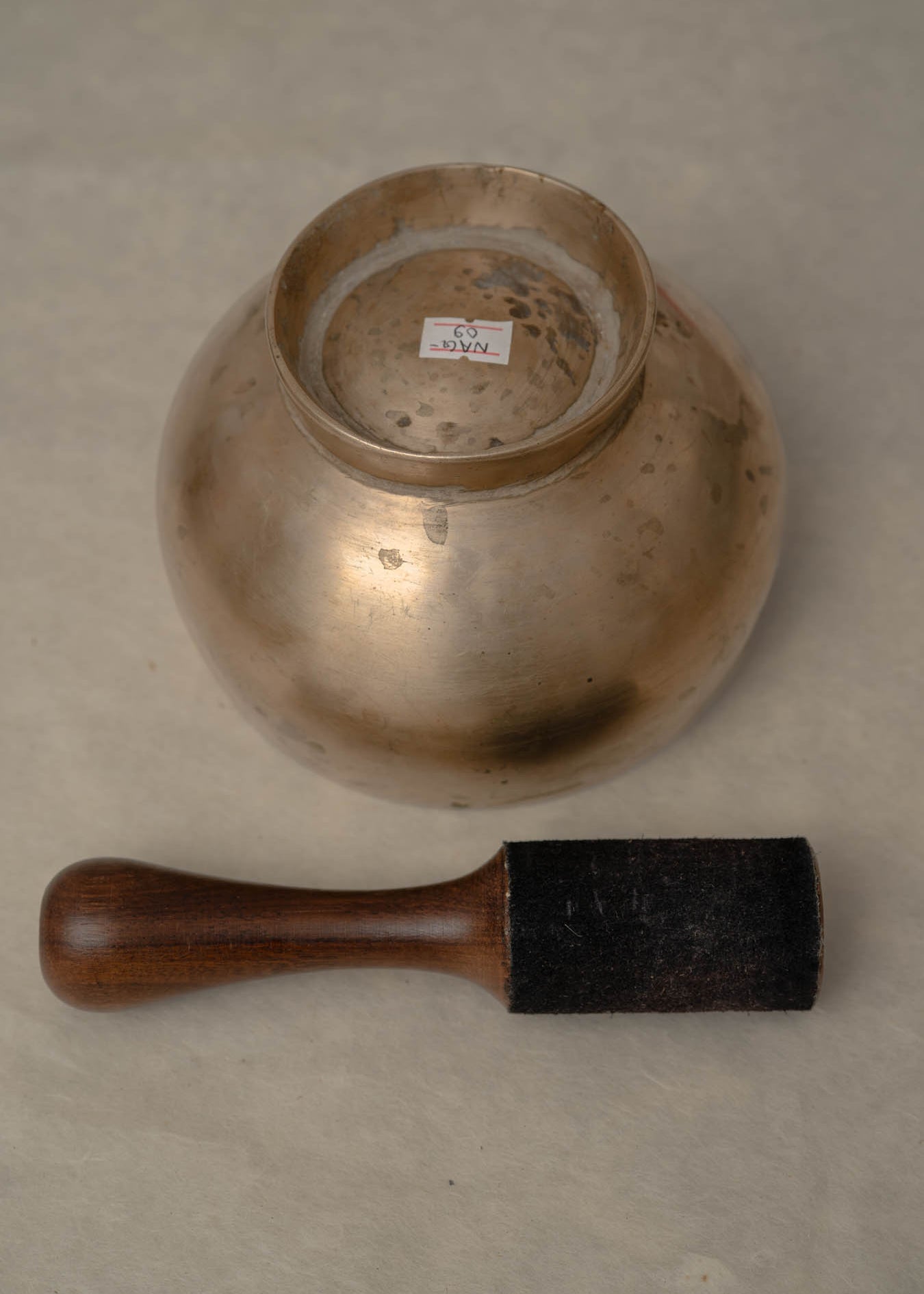 Naga singing bowl handcrafted in Nepal