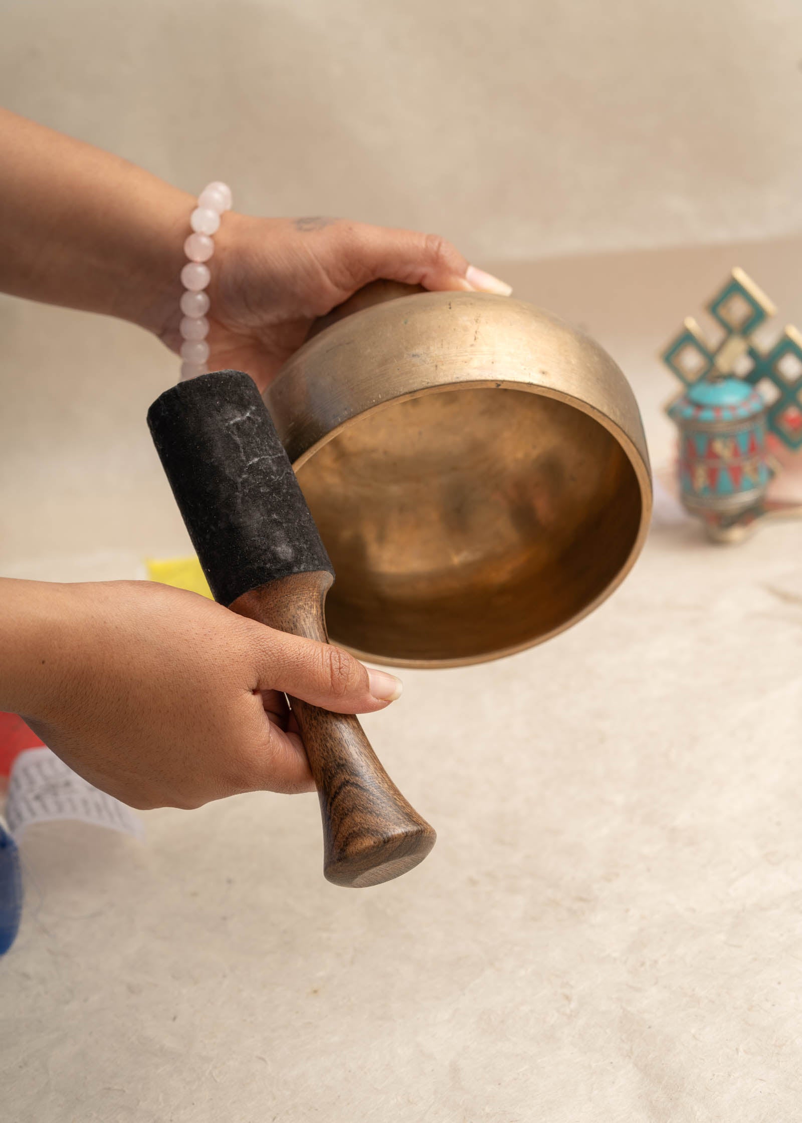 Antique Naga Singing Bowl - Handmade Bowl