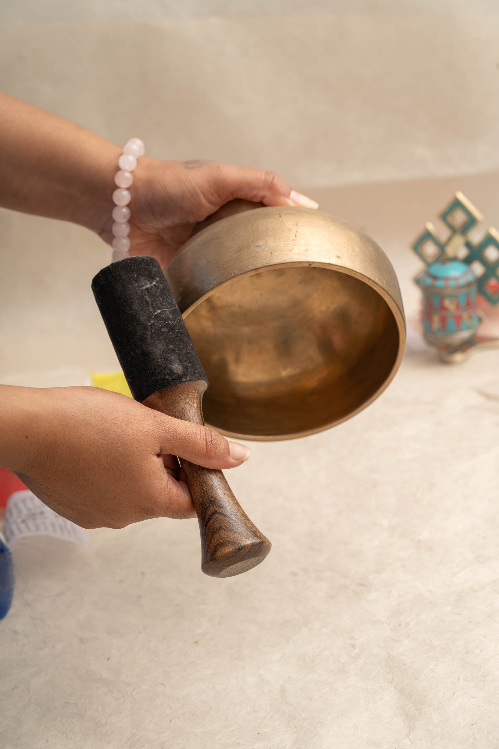 Antique Naga Singing Bowl - Handmade Bowl