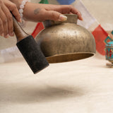 Naga Singing Bowl (D4 Tone) - Antique Tibetan Bowl