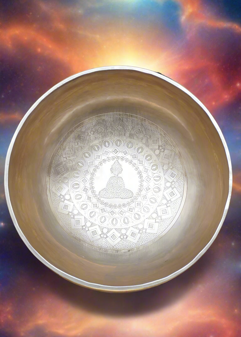 Buddha Engraved Handcrafted Singing Bowl