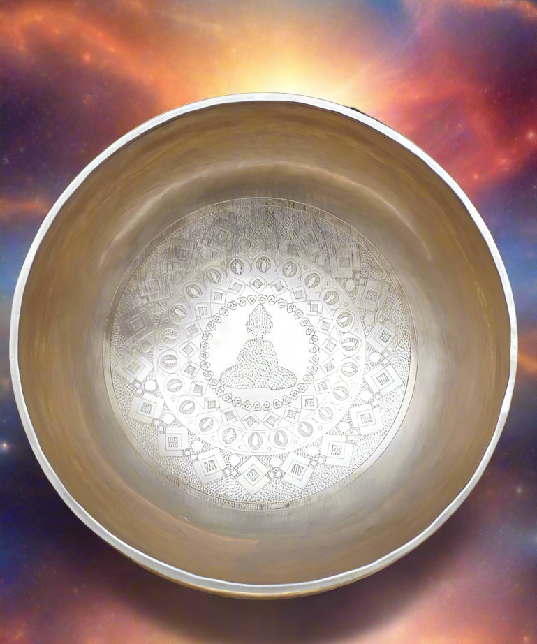 Buddha Engraved Handcrafted Singing Bowl