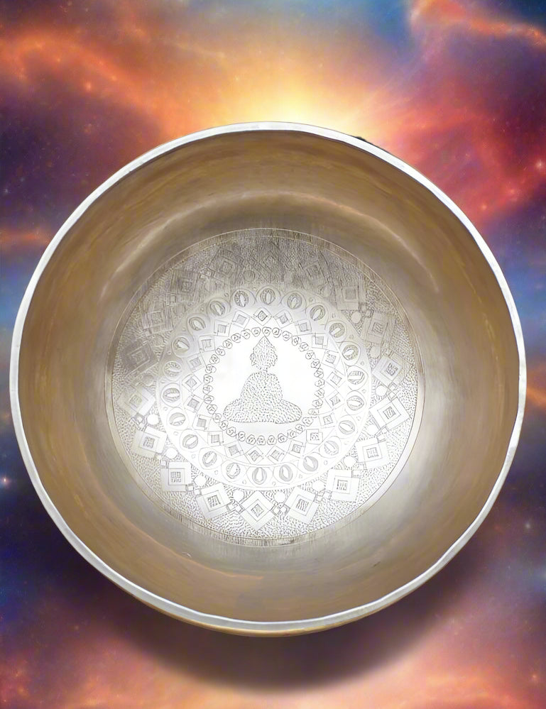 Buddha Engraved Handcrafted Singing Bowl