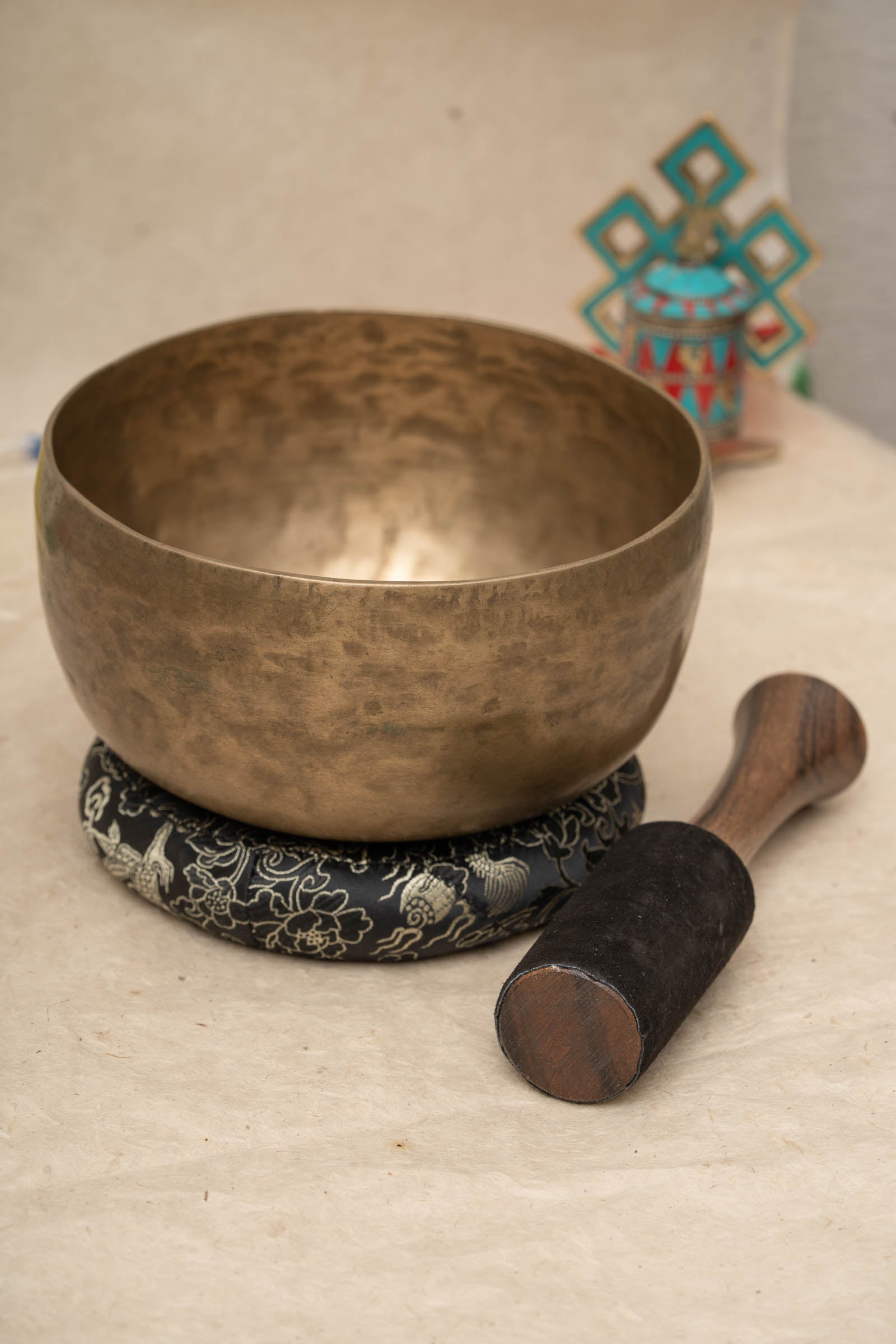 Thadobati Singing Bowl (Lower G3 & Higher C5) - Antique Tibetan Bowl
