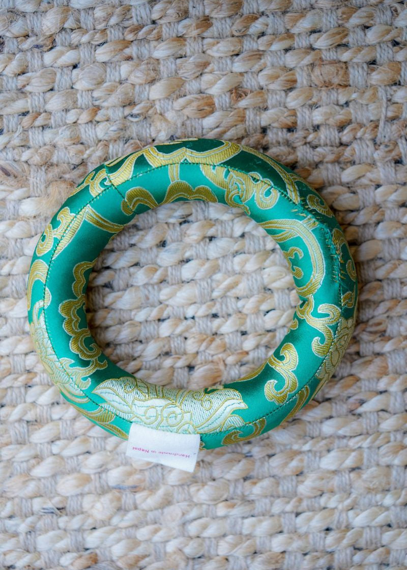 Ring Silk Cushion - Singing Bowl Companion